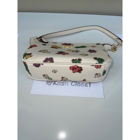 Coach purse wristlet nolita 19 spaced floral field print shoulder bag handbag - Picture 8 of 11